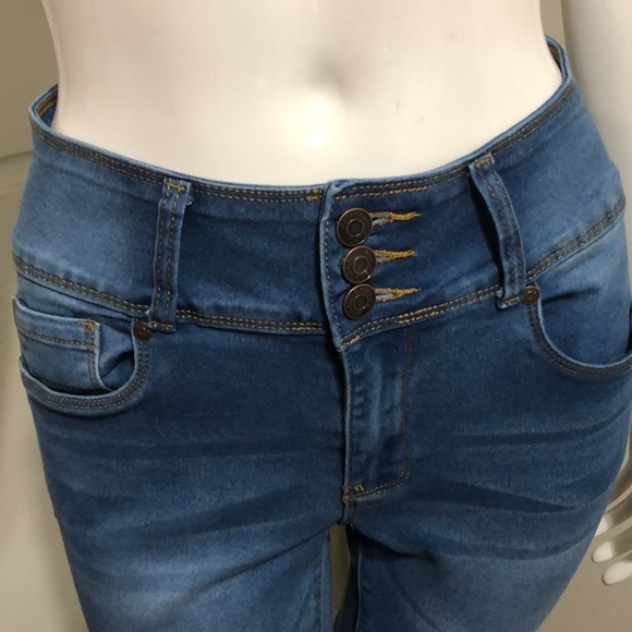 Bamboo skinny stretch jeans size 7 - Picture 6 of 8